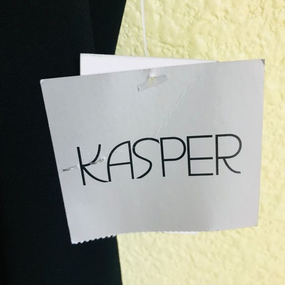 Kasper Black/Silver Sleeveless Metallic‎ Square Neck Cami Top - Picture 7 of 10